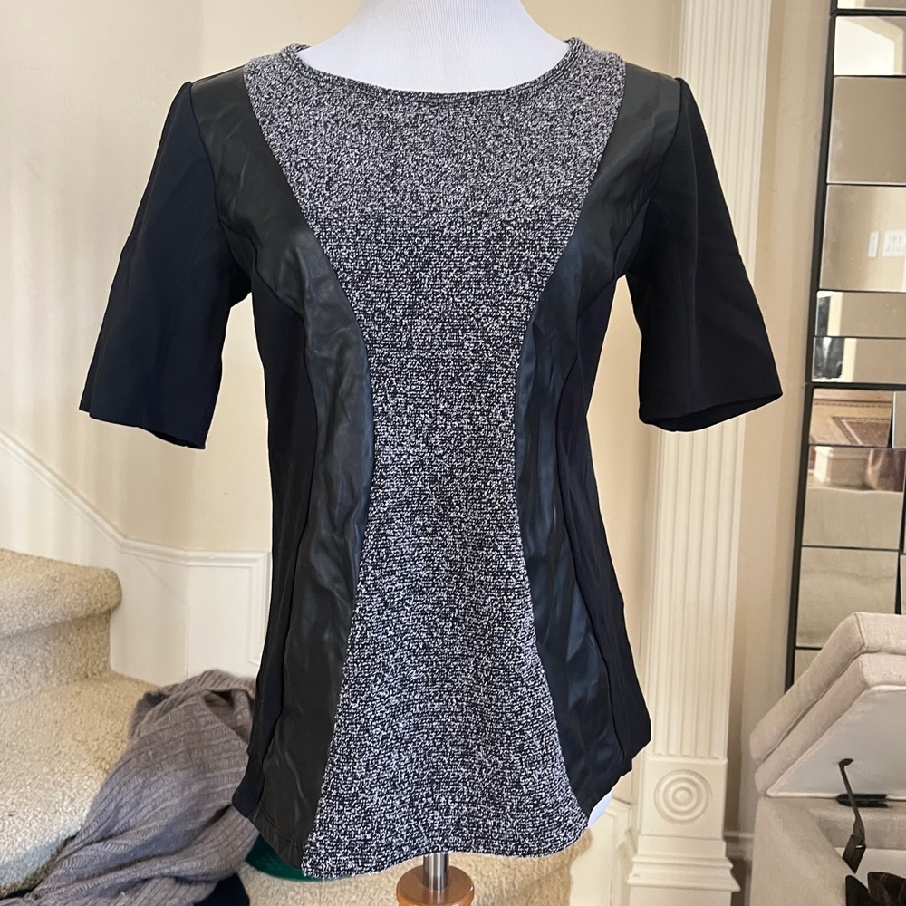 Ann Taylor leather top